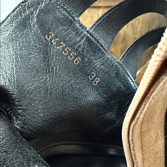 GUCCI Olimpia Ladder Strap Peep Toe Booties - Picture 10 of 16